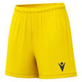 Nebula Woman Shorts YEL XXS Teknisk kamp-og treningsshorts til dame
